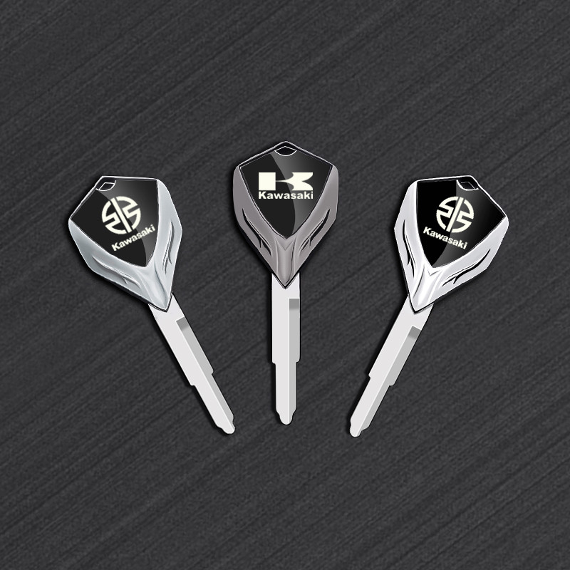 Móc khóa kim loại trống chìa khóa xe máy cho Kawasaki KLR650 ZRX1100 / ZRX1200 W400 W650 W750 W800 K