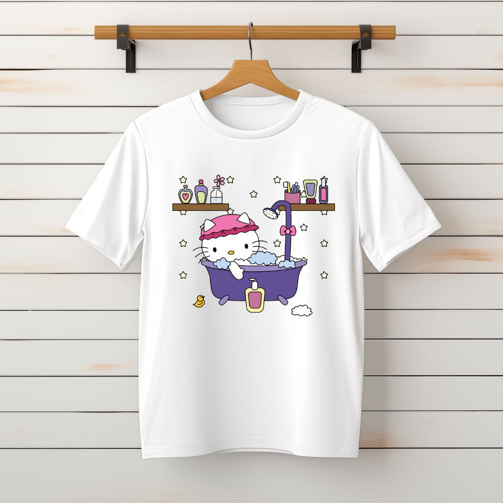 Áo phông, Áo Thun Áo Cộc unisex Nam Nữ, Hello Kitty 84 - Form Xuông [Vietnam FC]