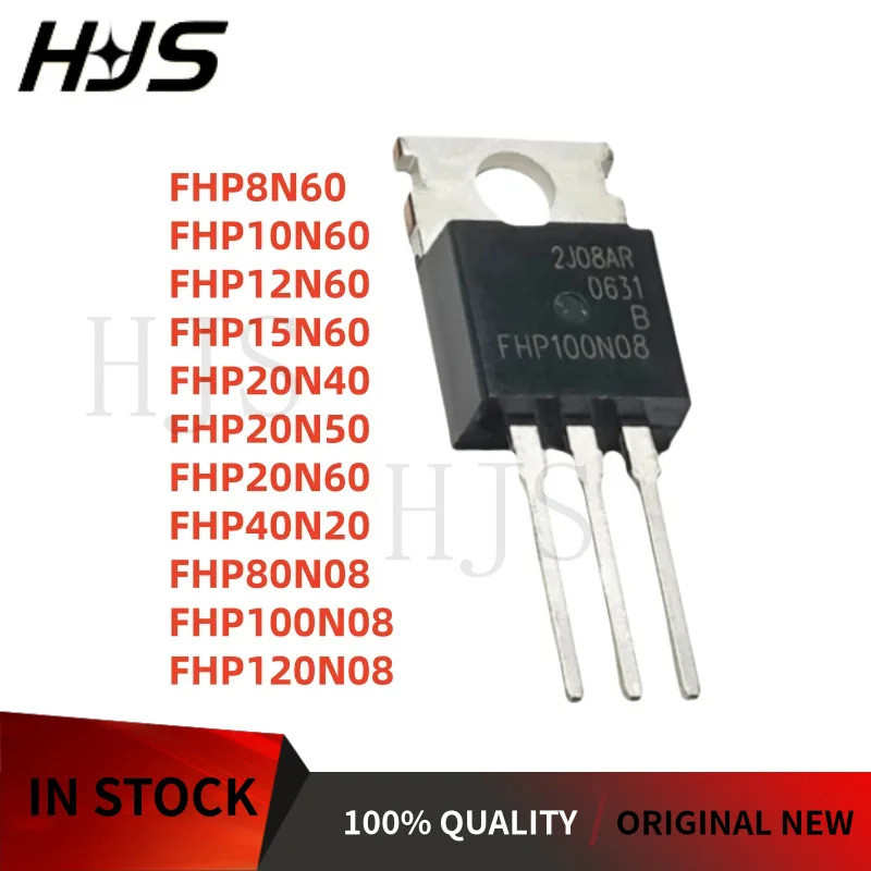 5 Chiếc FHP8N60 FHP20N50 FHP80N08 FHP20N40 FHP15N60 FHP120N08 FHP40N20 FHP100N08 FHP12N60 FHP10N60 F