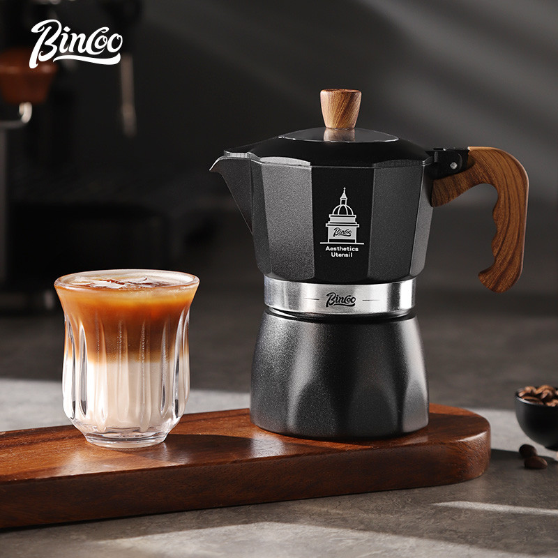 Bincoo Moka Pot Van Đôi Nồi Cà Phê Bộ Nhỏ Ý Máy Espresso Nhà 2 Người