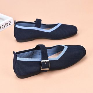 Mùa Xuân Thu Giày Nữ Thoáng Khí Bắc Kinh Vải Giày Đơn Đế Mềm Đế Đế Đế Đế Đế Đế Bằng Mẹ Giày Vải20251105