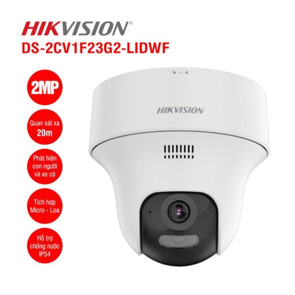 Camera IP Wifi 2MP HIKVISION DS-2CV1F23G2-LIDWF,CHỈ SỬ DỤNG VỚI BỘ KÍT, KHÔNG SỬ DỤNG ĐỘC LẬP
