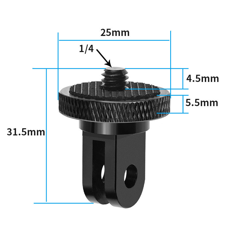 Feichao AdapterCompatibles với Camera DJI Pocket 3 và GoPro13, Bộ nối tripod