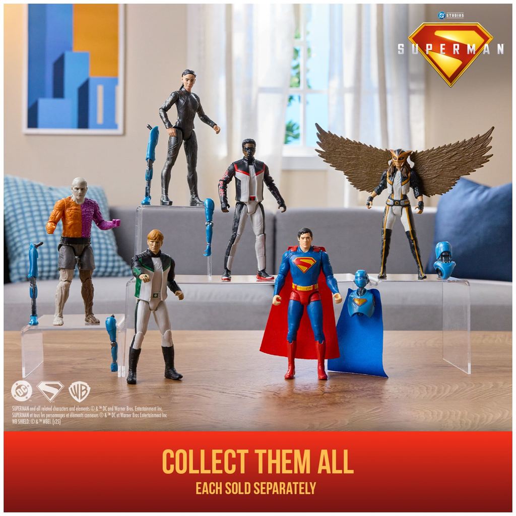Nhân vật hành động tỷ lệ 6 Inch của DC Comics Superman dành cho trẻ em từ 4 tuổi trở lên Đồ chơi đượ