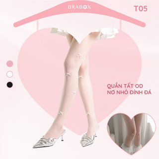  Quần tất y2k đính nơ NHÍ coquette BRABOX T05 