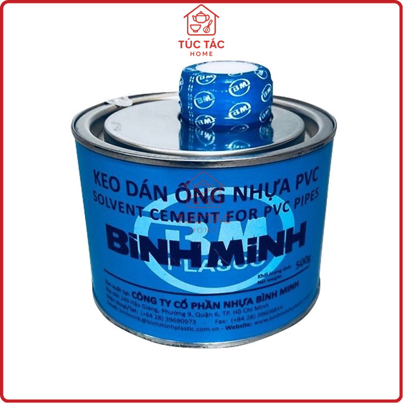 Keo Dán Ống Nhựa PVC Bình Minh 200g/500g – Keo Dán Ống Nước Siêu Chắc, Chống Rò Rỉ, Dễ Sử Dụng