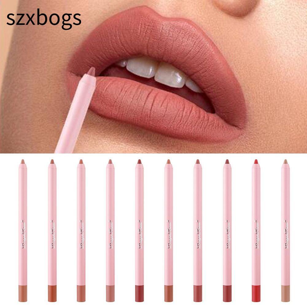 SZXBOGS Lip Liner, Velvet Natural Outline Lip Contour Line Lipliner Pencil, Matte Waterproof Velvet 