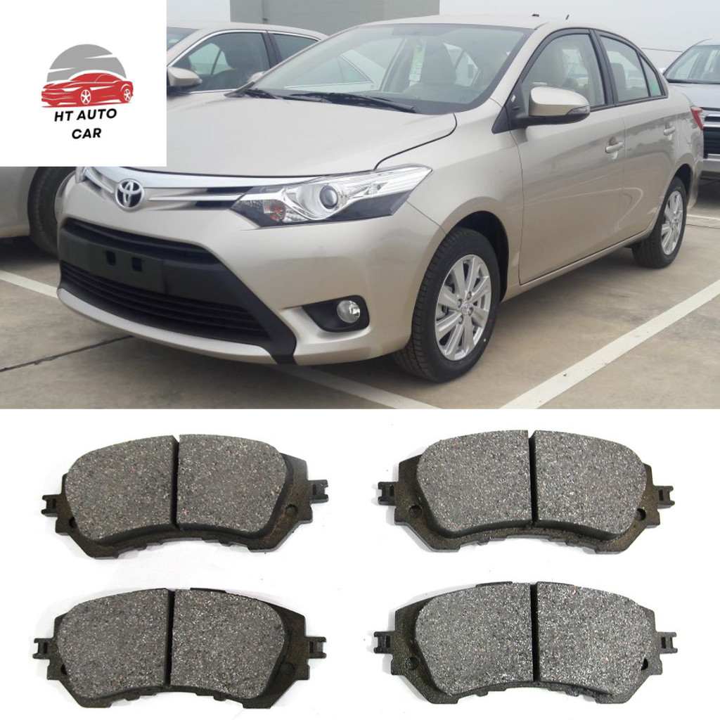 Bố thắng dĩa, má phanh trước sử dụng cho xe VIOS Đời 2017 - 2021 hàng nhật (D2343) phụ tùng ô tô