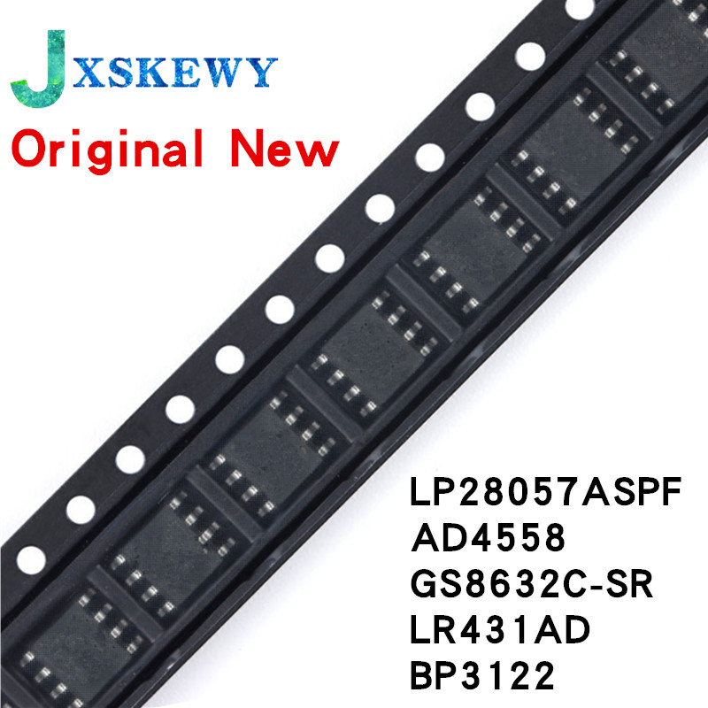 10 Chiếc Mới LP28057ASPF LP28057A / AD4558 4558 / GS8632C-SR GS8632 / LR431AD / BP3122 SOP8