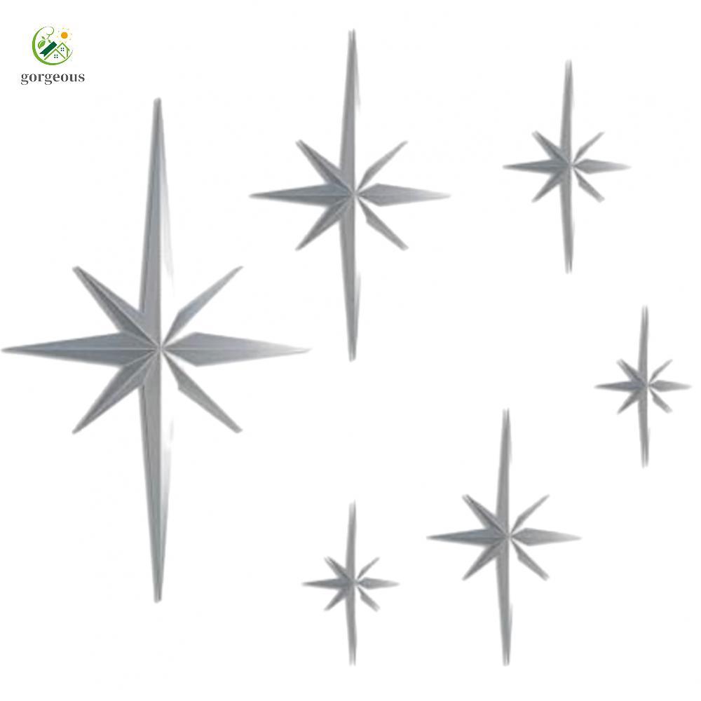⭐GROUS⭐3D Star Wall Art 3D-Printed Material Dust-Resistant Design Decorative Wall Art