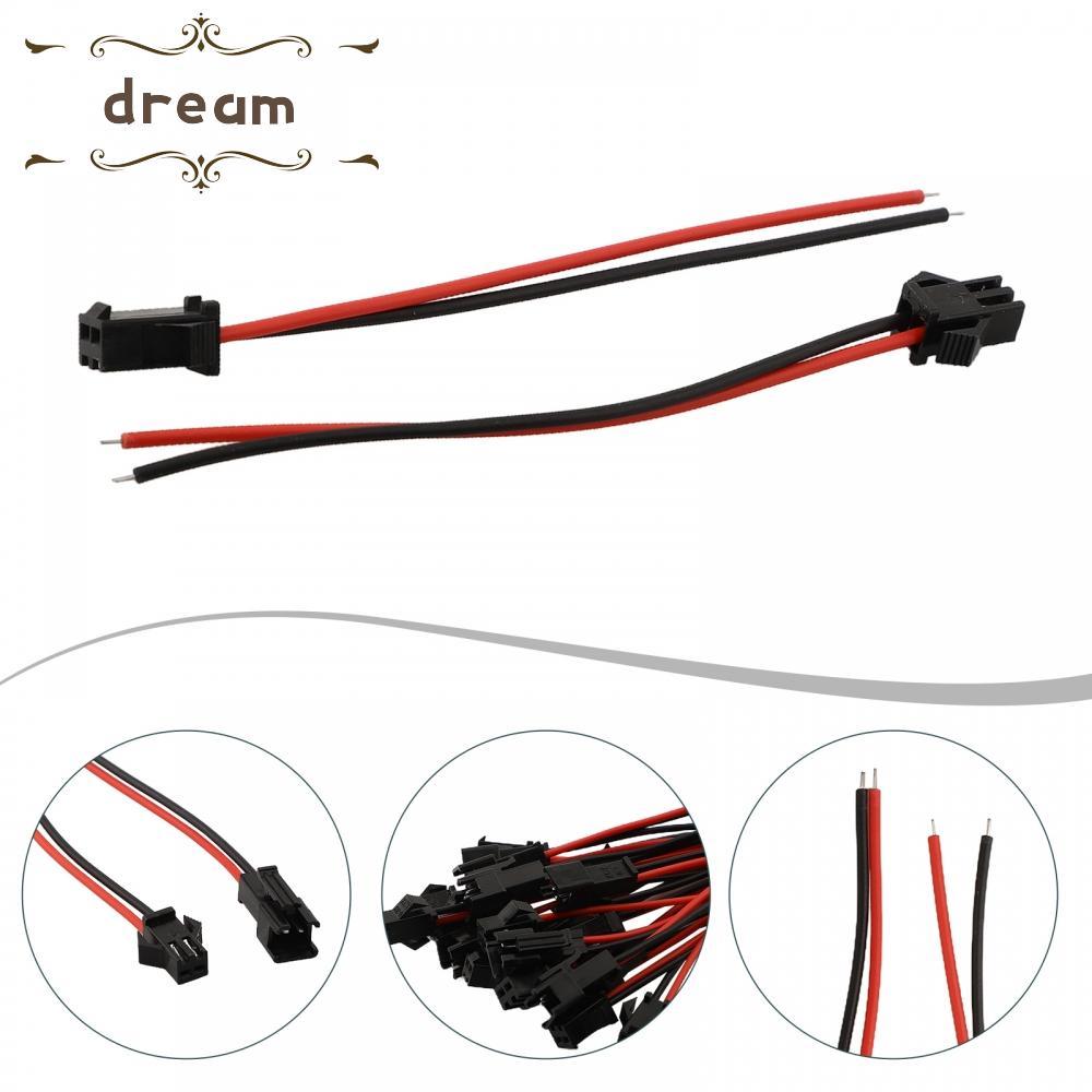 [dreamlife]510 Pairs LED Connector Terminal Block 2 Pin Male Female Suitable for LED Lights