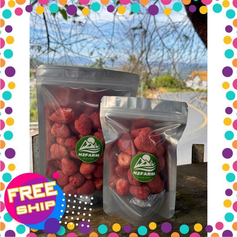 Dâu Tây Sấy - Đặc sản Đà lạt nhà H2farm