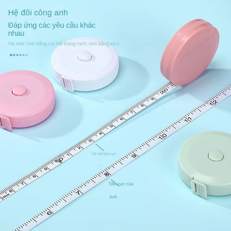 Thước Cuộn Di Động Phong Cách Bắc Âu Dễ Thương