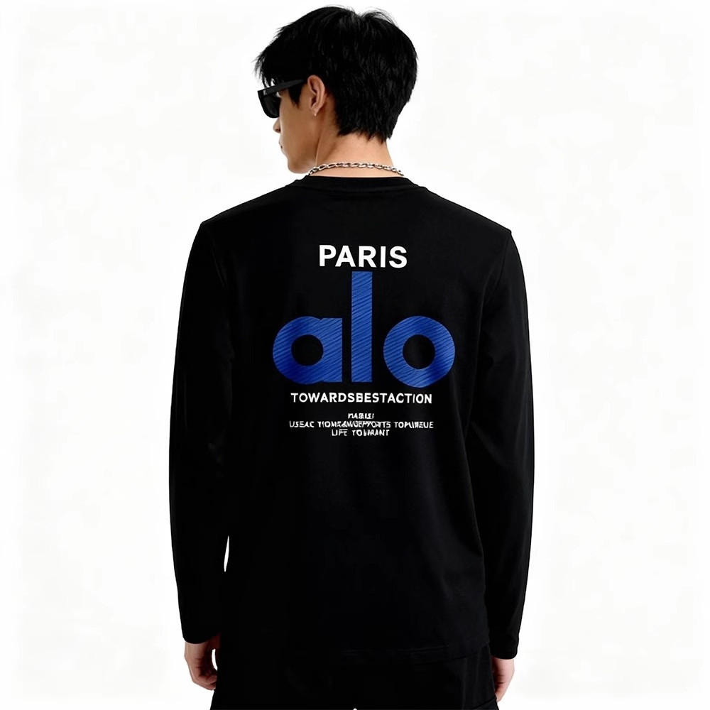 Áo thun dài tay thương hiệu Aloha's PARS từ vải Cotton nguyên chất