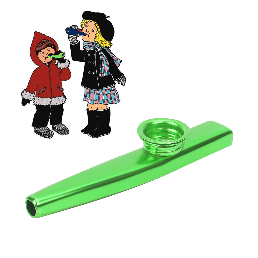 Kèn Kazoo kim loại Cấu trúc đơn giản Kèn Kazoo dành cho người mới bắt đầu đi du lịch