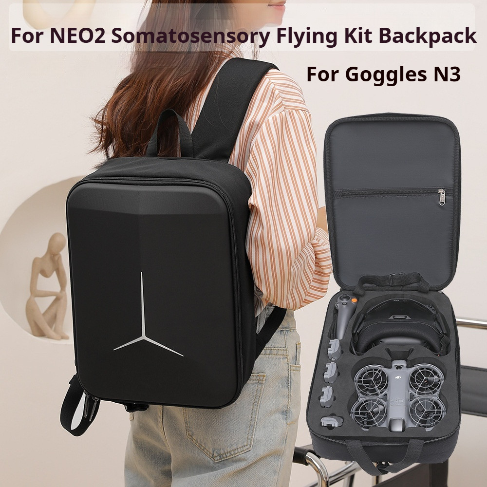 Thích hợp cho ba lô lưu trữ DJI DJI NEO2 Somatosensory Flying Combo, hộp bảo vệ kính bay Goggles N3 