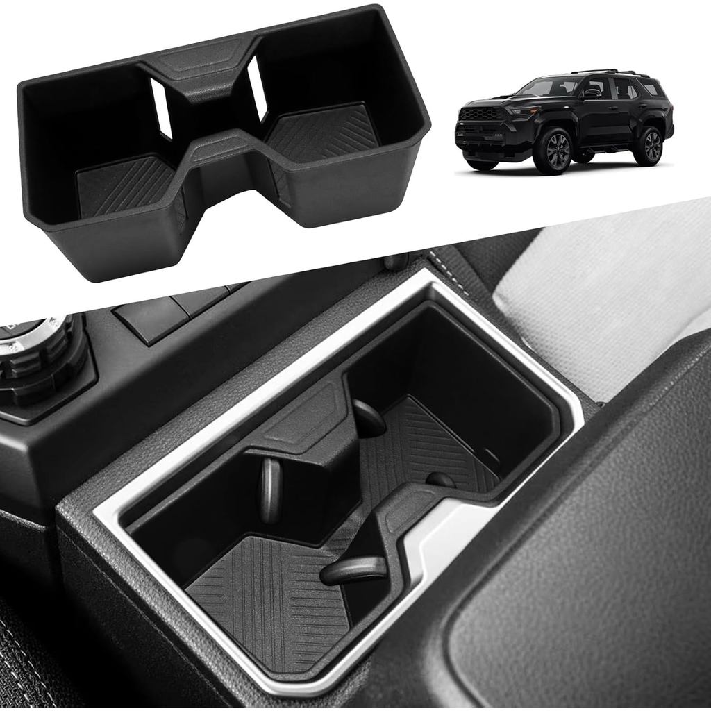 Hộp đựng bảng điều khiển trung tâm cho phụ kiện Toyota 4Runner 2025 2026, Nút chặn đồ uống điều khiể