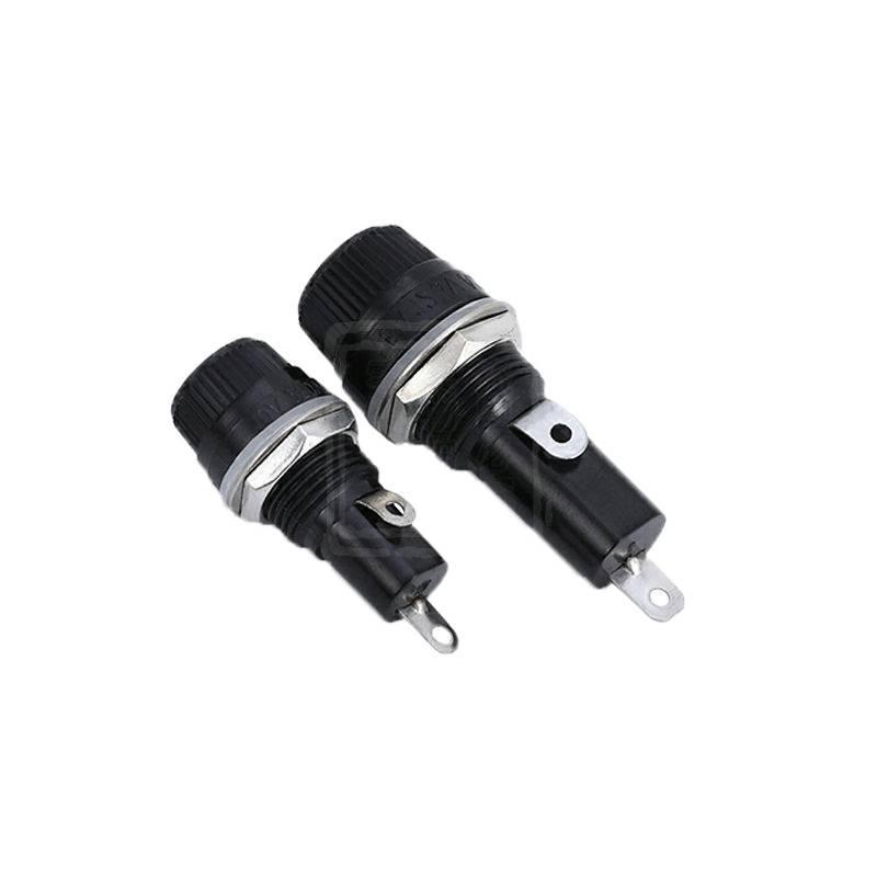 Giá đỡ FUSE 5 * 20 / 6 * 30 Giá đỡ bánh nướng chịu nhiệt độ cao 10A / 250V Nắp vít FUSE