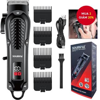 Solimpia Tông Đơ Cắt Tóc Chuyên Nghiệp Cho Nam Râu Tông Đơ wit h Màn Hình LED Nam Tông Đơ Cắt Tóc Không Dây Cắt Tóc