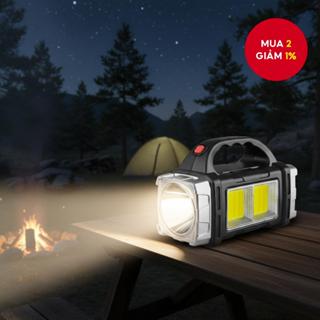   XIWANGFIRE Đèn pin LED cob hai chế độ chạy bằng năng lượng mặt trời sạc di động lý tưởng cho cắm trại ngoài trời 