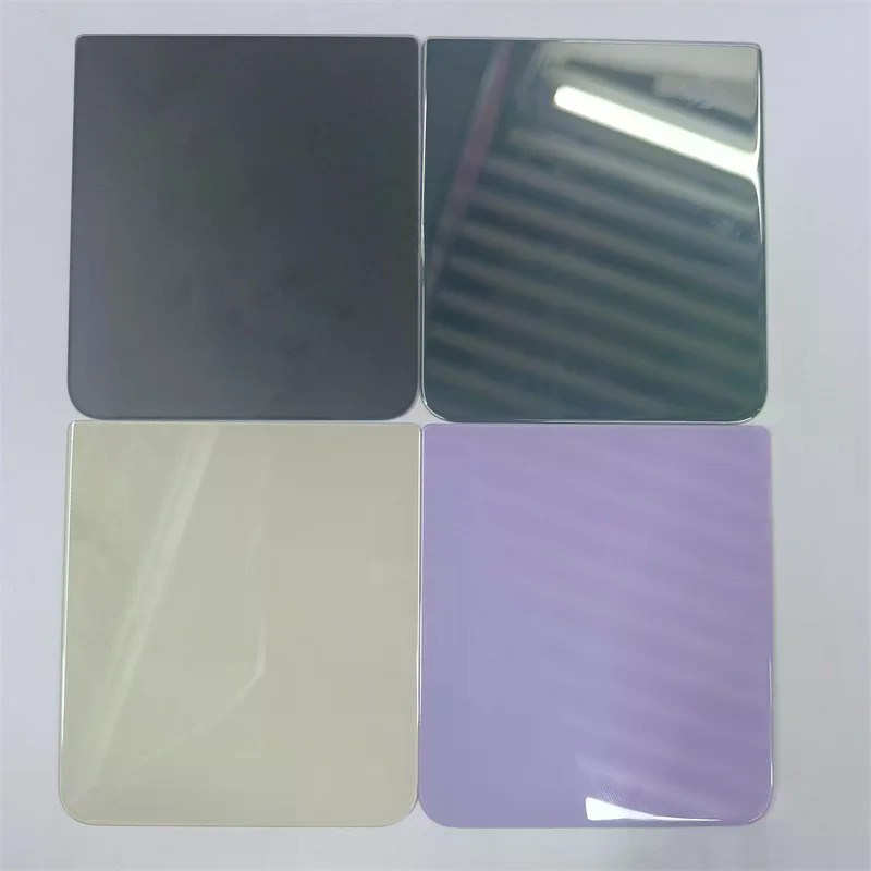 Mặt Sau Kính Dành Cho Samsung Galaxy Z Flip 3 F7110 F711U F711B F711N Vỏ Pin Phía Sau Cửa Nhà Ở