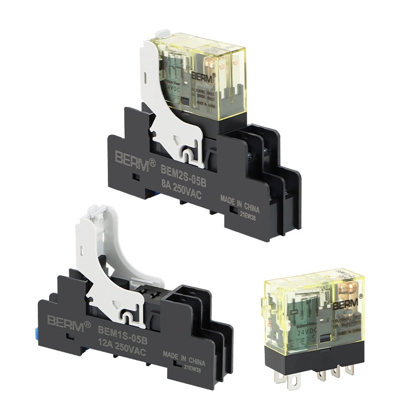 1 Chiếc MIAO MING Rơ Le Mỏng DC24V / AC220V - 1NO1NC / 2NO2NC Tùy Chọn Công Tắc Điều Khiển Điện