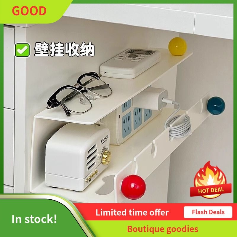 Power Strip Holder Wall Plug Board Cable Organizer Magic Cable Management Rack NoDrill Cable Organiz