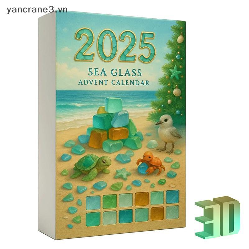 {YAN} Lịch mùa Vọng cây thông Noel thủy tinh biển 3D, Những bất ngờ ngày lễ theo chủ đề đại dương 24
