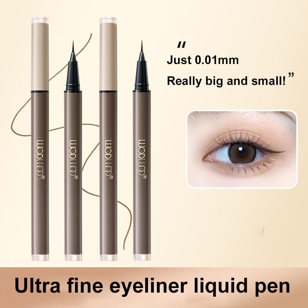Wodwod Ultra Fine Eyeliner Liquid Pen Bút dài chống thấm nước Bút kẻ mắt lâu trôi G3