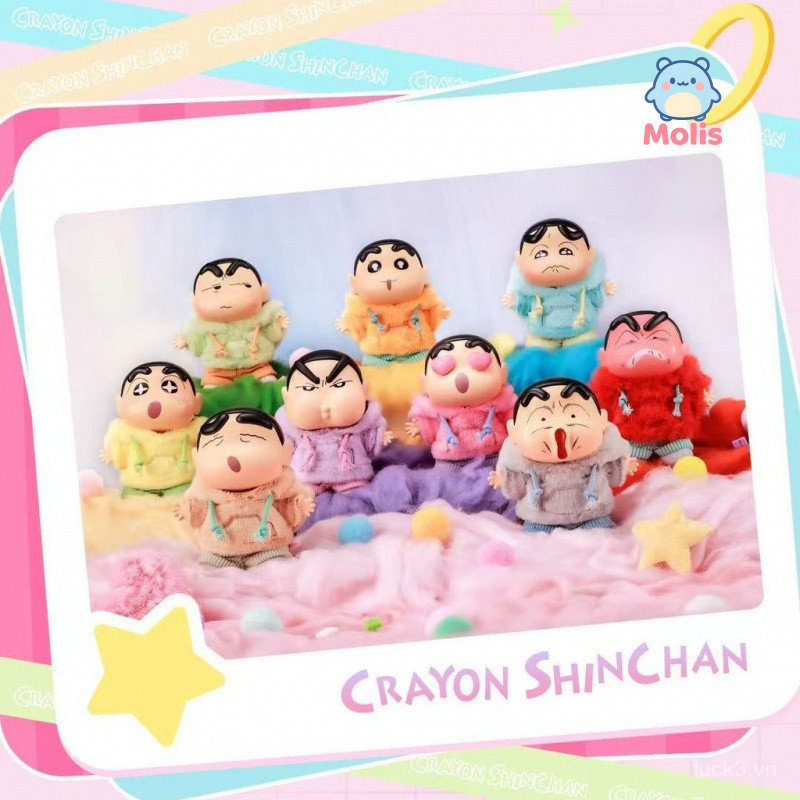 Giảm Giá [Chính Hãng] Crayon Shin-Chan Cảm Xúc Dopamine Sang Trọng Quyến Rũ Vui Cảm Xúc Gói Crayon S