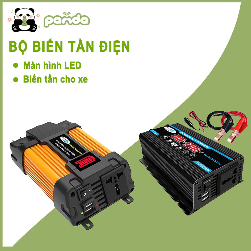 Kích điện 12v 220v 4000w,bộ chuyển đổi điện 12v sang 220v,inverter 12v to 220v,biến điện 12v ra 220v