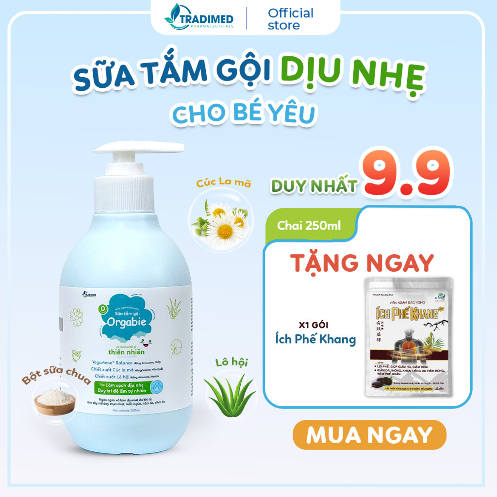 Sữa Tắm Gội Orgabie – Dịu Nhẹ Từ Thiên Nhiên, An Toàn Cho Bé Yêu