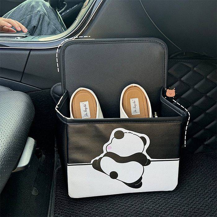 【Ready Stock】 Car Co-Pilot Car Shoe Box Car Storage Dedicated Fantastic Net Storage Box of Cars Shoe