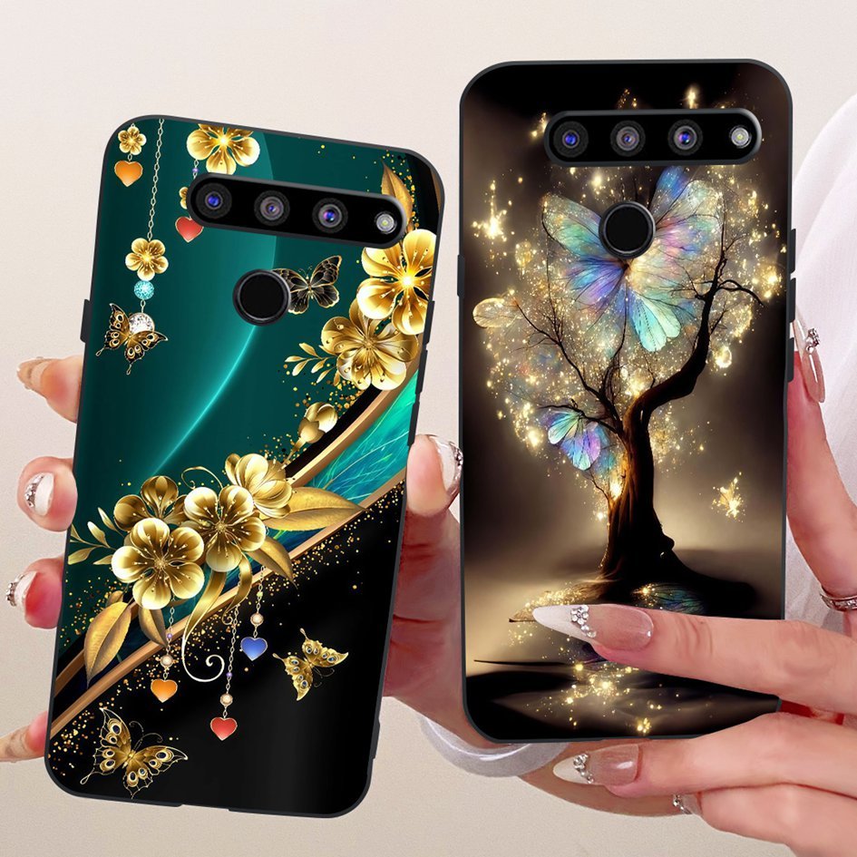 Dành Cho Vỏ LG V50 V50S ThinQ 5G Vỏ Điện Thoại LM-V500EM LM-V510N Sơn Sang Trọng Silicon Mềm Mờ Cản 