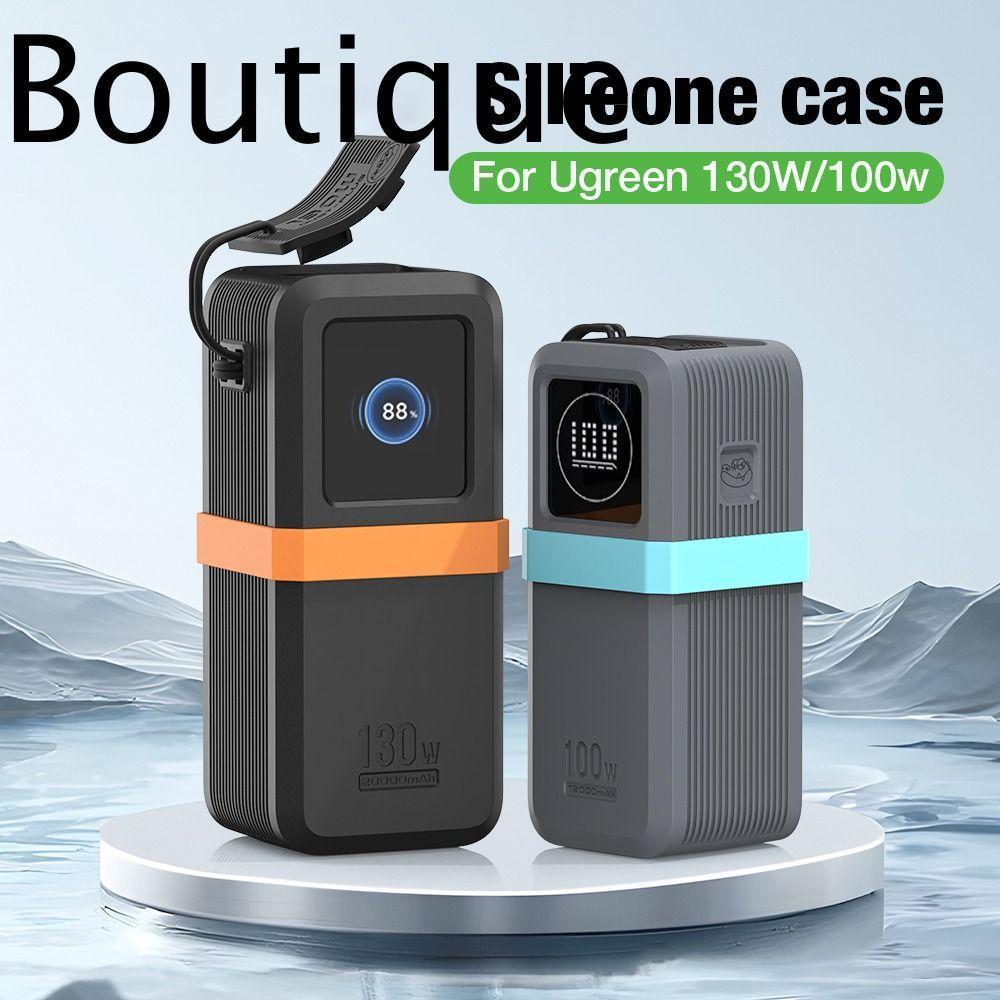 Bảo vệ, chống bụi Silicon chống sốc, Hộp đựng di động mềm cho UGREEN Nexode Power Bank 20000mAh 130W