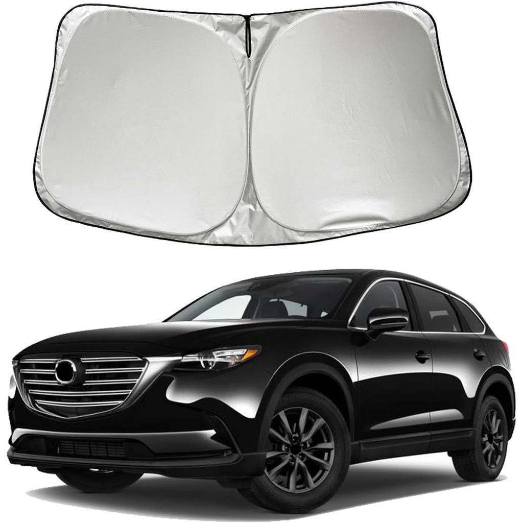 Tấm che nắng kính chắn gió ô tô Tương thích với phụ kiện Mazda CX9 / CX-9 2025 2024 2023-2016, Tấm c