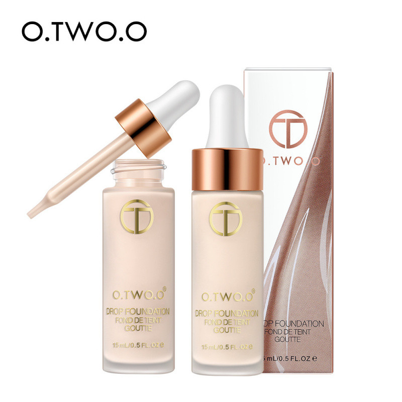 O.TWO.O Gold Silky Foundation Series Kem che khuyết điểm lâu trôi BB Cream Lỗ chân lông vô hình Mặt 