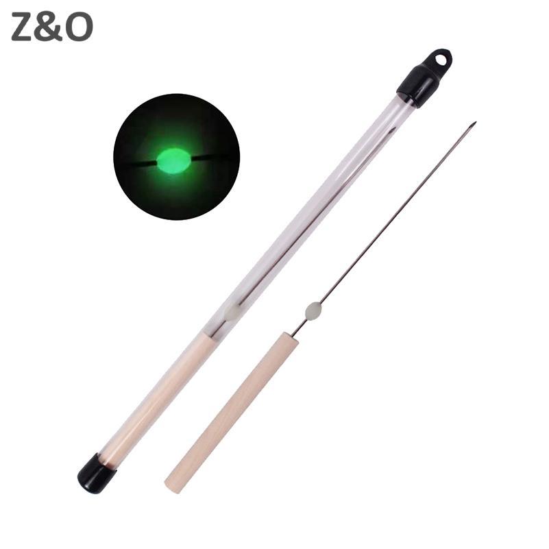 ZO 1Pc 22,5cm Máy khoan kim mồi giun không có móc kim giun nhanh Móc kim Chân kim rỗng Gas Needle Fi
