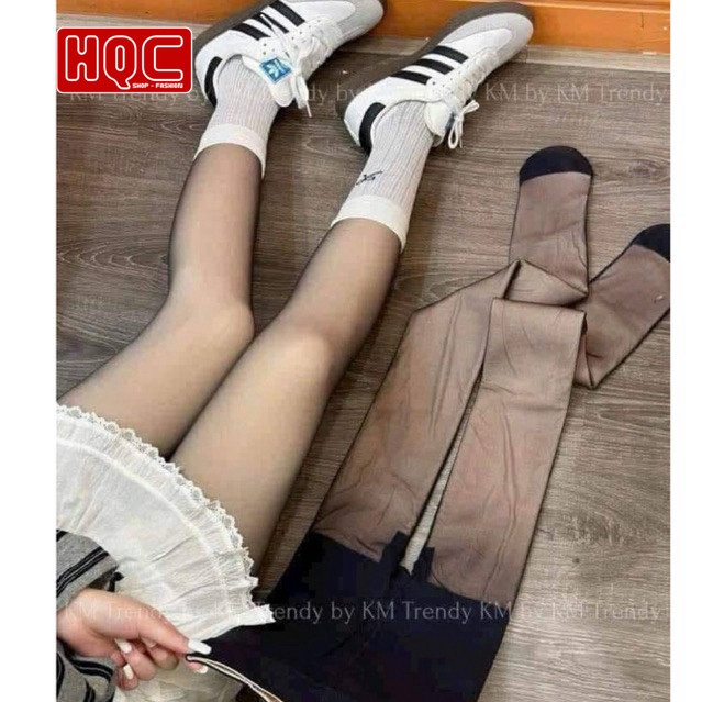 Quần tất lót lông 3D VIP siêu thật chân 2 lớp – Siêu ấm, siêu mỏng – Chống rét, tự nhiên, co giãn tố