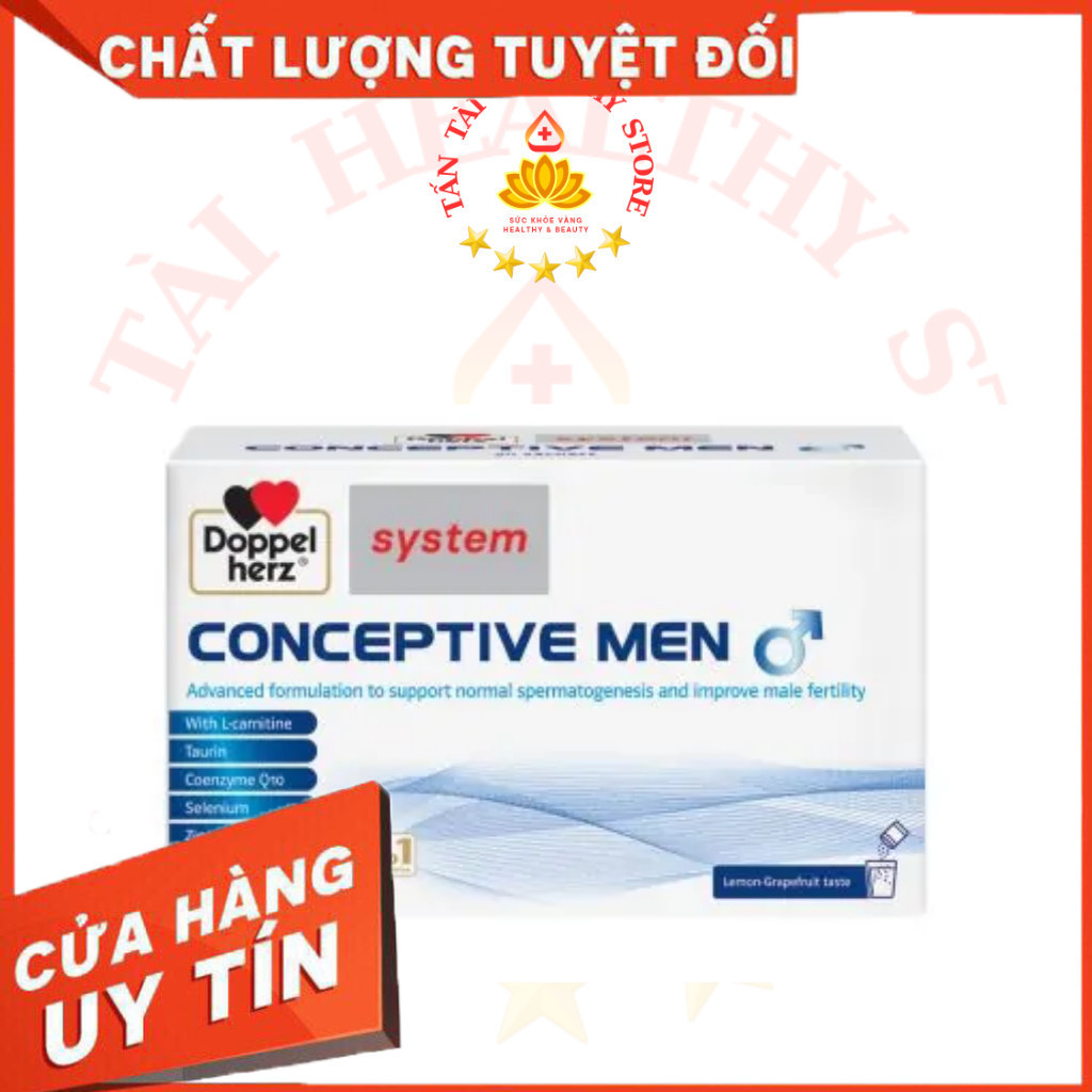 ✅[CHÍNH HÃNG] Bột Uống DOPPEL Conceptive Men Hỗ trợ cho nam giới mong muốn sinh con
