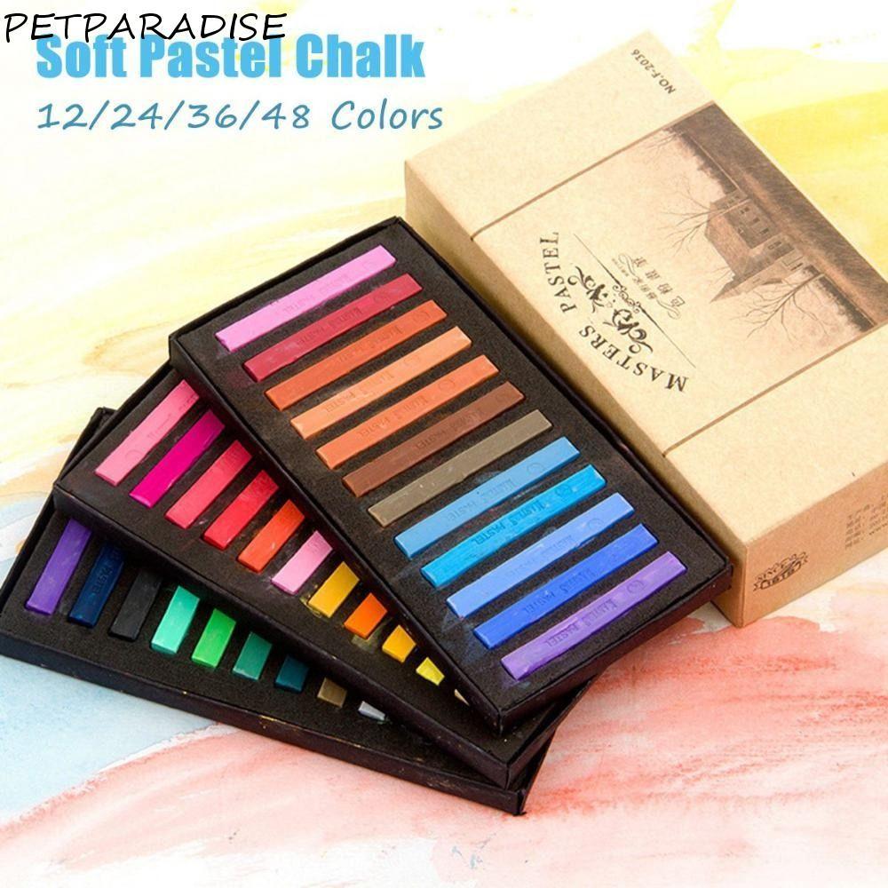 PETPARADISE Soft Pastel, Vẽ Mịn Đồ Dùng Tranh Bút Chì, Vẽ Di Động Graffiti Mềm Pastel Phấn Nghệ Thuậ