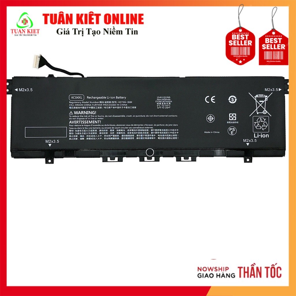 Pin Laptop HP Envy X360 13-AR 13-AQ 13-AH KC04XL