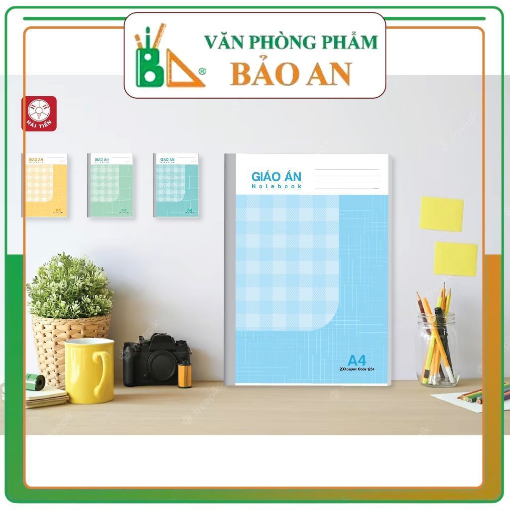 Hải Tiến Sổ Giáo Án - Kẻ ngang A4 (120 trang, 200 trang và 300 trang)