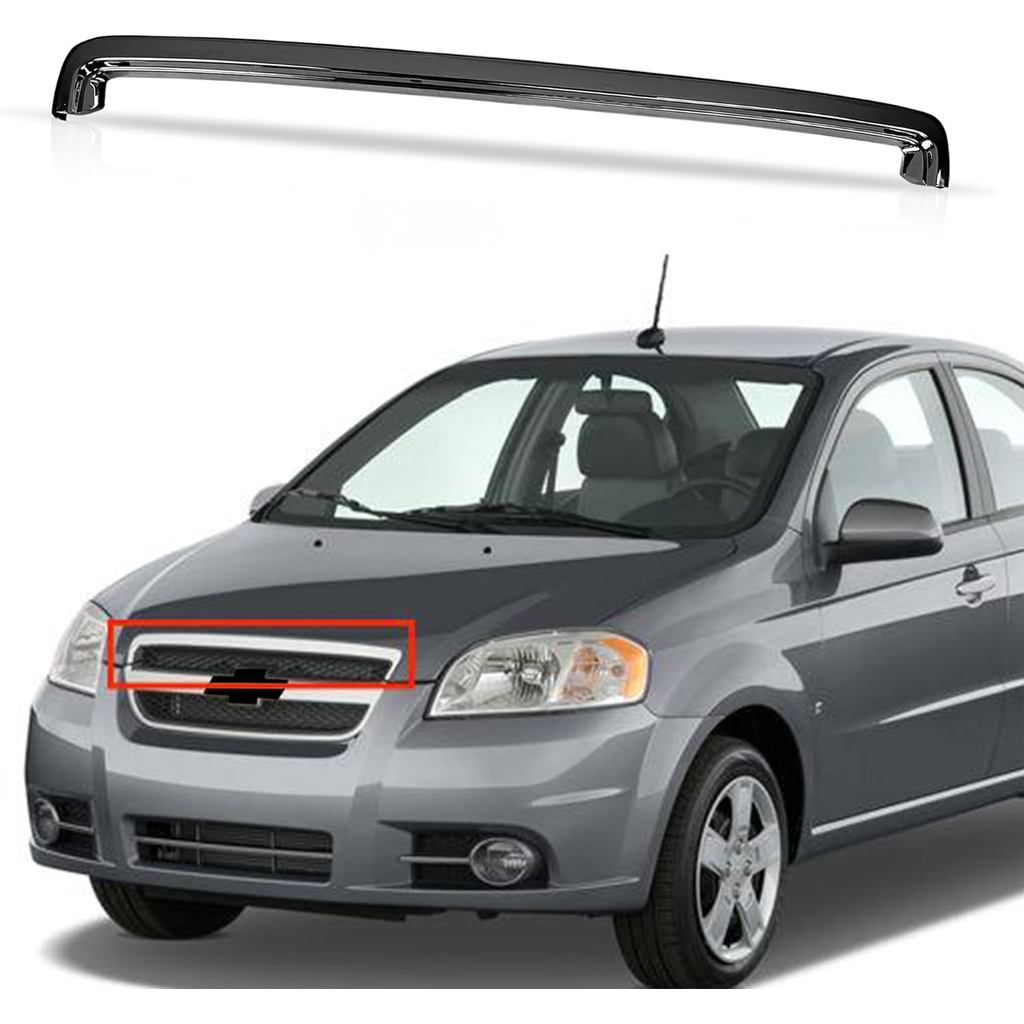 Partsflow Hood Đúc Viền Đúc Chrome Cho 2007 Chevy Sedan Aveo Cho 2008 Chevy Sedan Aveo Cho 2009 Chev