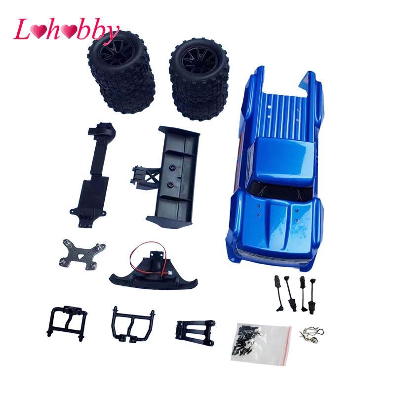 Lohobby RC Xe Tải Vỏ Xe Thân DIY Phía Sau Chống Sốc Gắn Cho Wltoys 144001 Xe tải RC 1: 14