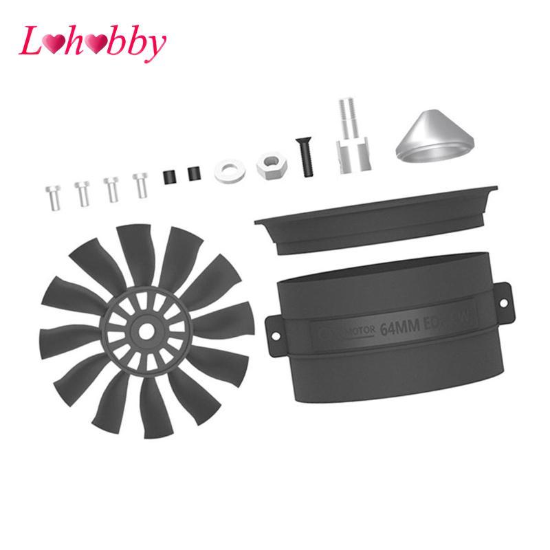 Lohobby 64mm Edf Ống Quạt Động Cơ Không Chổi Than Cánh Quạt Mô Hình Máy Bay Điều Khiển Từ Xa Edf Jet