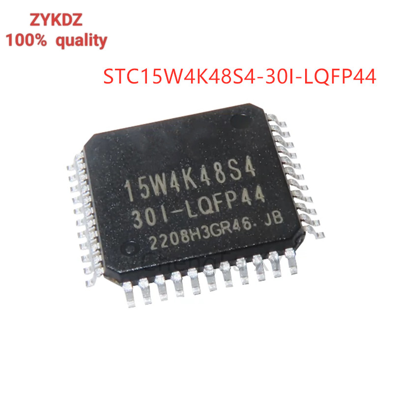 1 CÁI STC15W4K48S4-30I-LQFP44 STC15W4K48S4 15W4K48S4 Còn hàng LQFP-44