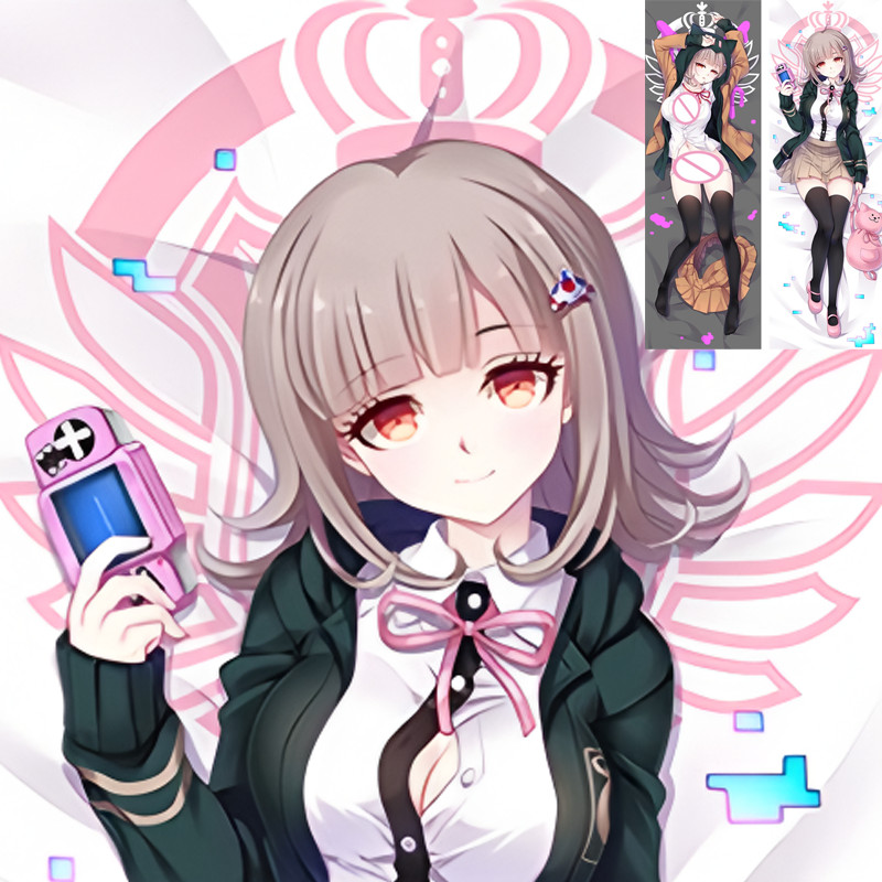 60x180cm Danganronpa Dakimakura Kawaii Nanami Chiaki Phim Hoạt Hình Gối Ôm Anime Gối Bao Cosplay Trò