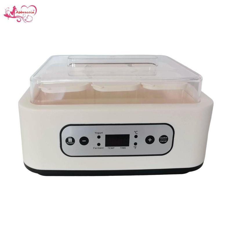 Máy làm sữa chua Natto Maker Professional với 6 máy lên men cốc thủy tinh