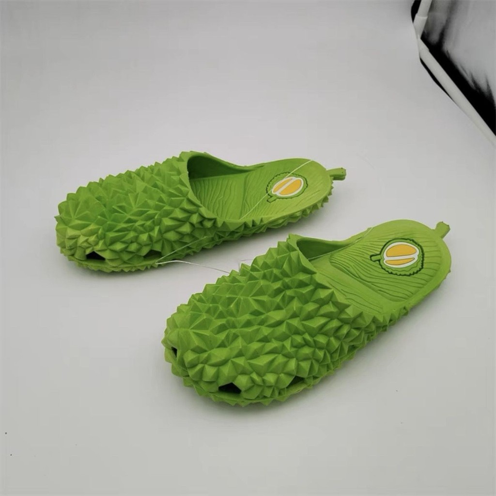 Cao Su Nam Nữ Sandal Dép Durian Ngộ nghĩnh Durian Giày Thoải Mái Chống Trơn Trượt Đế Mềm Đi Biển